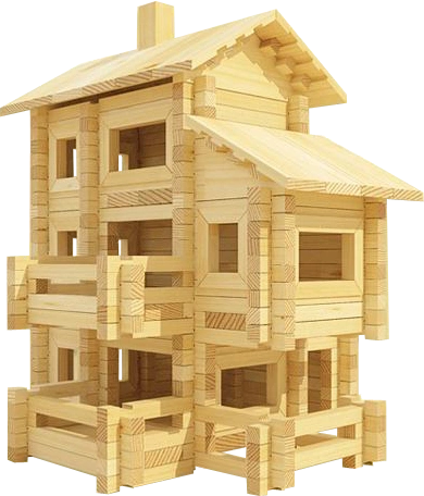 Конструктор Лесовичок Разборный домик №7 les 007 фото 3